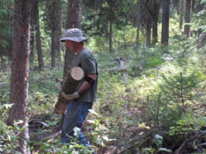 img_0073 Our fearless leader Harlan preparing for the next Scottish festival
