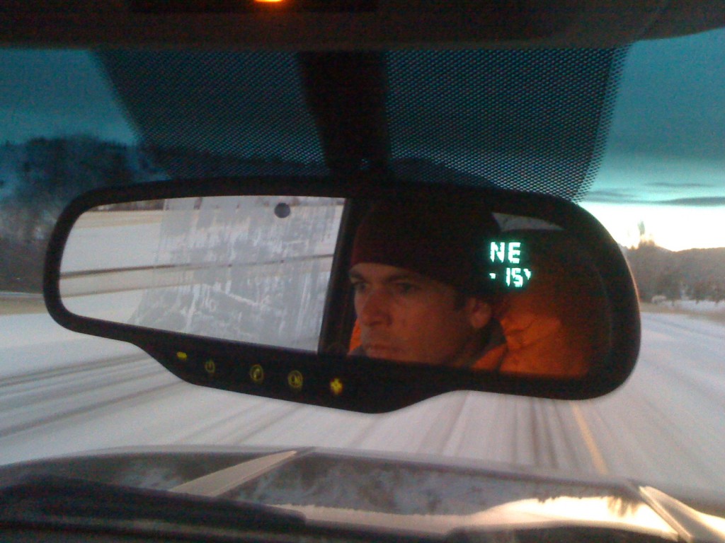 You never like seeing that temp on the way to the start line!