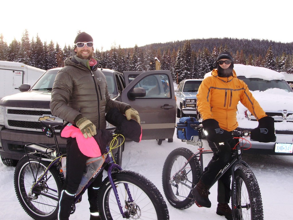 Fitzy and Tony ready to ride