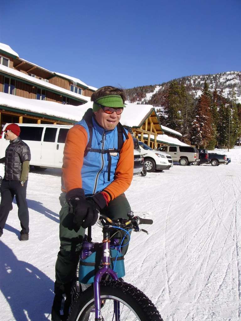 Chris E at the finish line