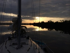 Anchored for the night