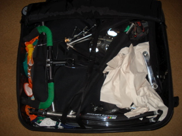 All packed up and ready to go.