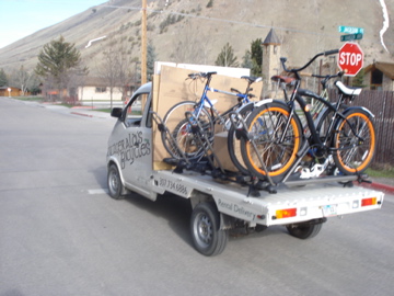 No Petroleum was used in the transportation of our booth!